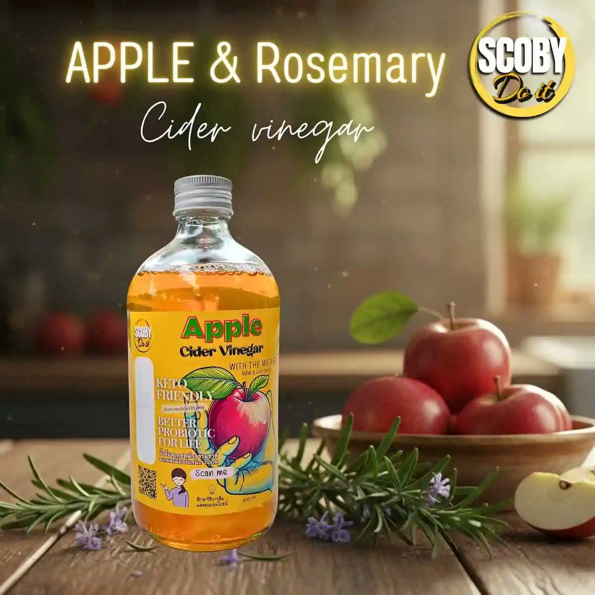 Apple+Rosemary Cider Vinegar เป็นสูตรที่หมักพร้อมกันเพื่อให้ได้ประโยชน์จากแอปเปิ้ล&amp;โรสแมรี่ สมุนไพรฝรั่งที่นอกจากจะมีกลิ่นหอมช่วยผ่อนคลายแล้ว ยังช่วยขับลม บรรเทาอาการท้องอืดได้ดีอีกด้วยค่ะ อ่านประโยชน์จากไซเดอร์วินีการ์แอปเปิ้ล+โรสแมรี่ เพิ่มเติมได้ที่ 

bagindesign.com/apple-rosemary…
