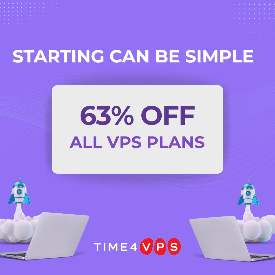 Choose a VPS that lets you build without limits. 🚀 

Get 63% OFF all VPS plans at time4vps.com