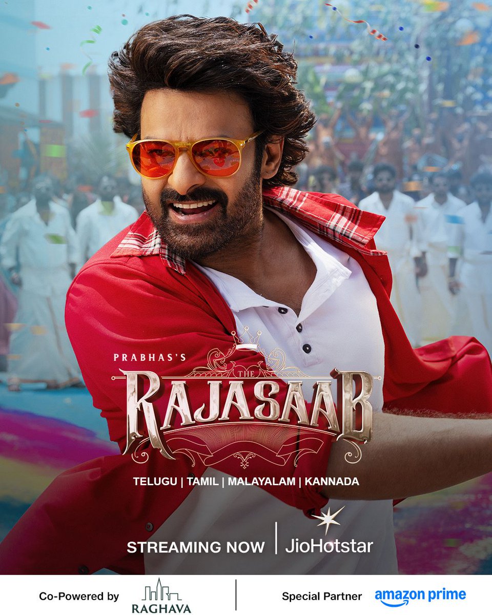 The Rebel King arrives in style! 👑

#TheRajaSaab is now streaming on #JioHotstar 💫

#TheRajaSaabOnJioHotstar #TheRajaSaab #JioHotstar