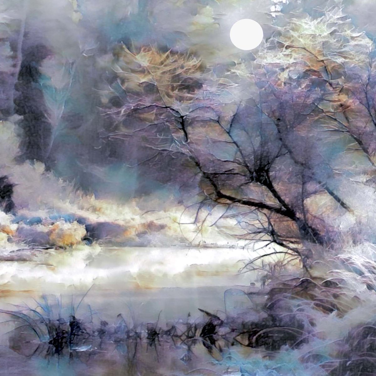 RuthMcDonald1's tweet image. Raining and misty again today not a great day to go outside unless you have to - roll on Spring at least the nights are getting slightly shorter enjoy the weekend #landscape #rain #raining #painting #moodycolours #wintertrees #countryside #Kent #mistymorning #FridayFeeling #mist