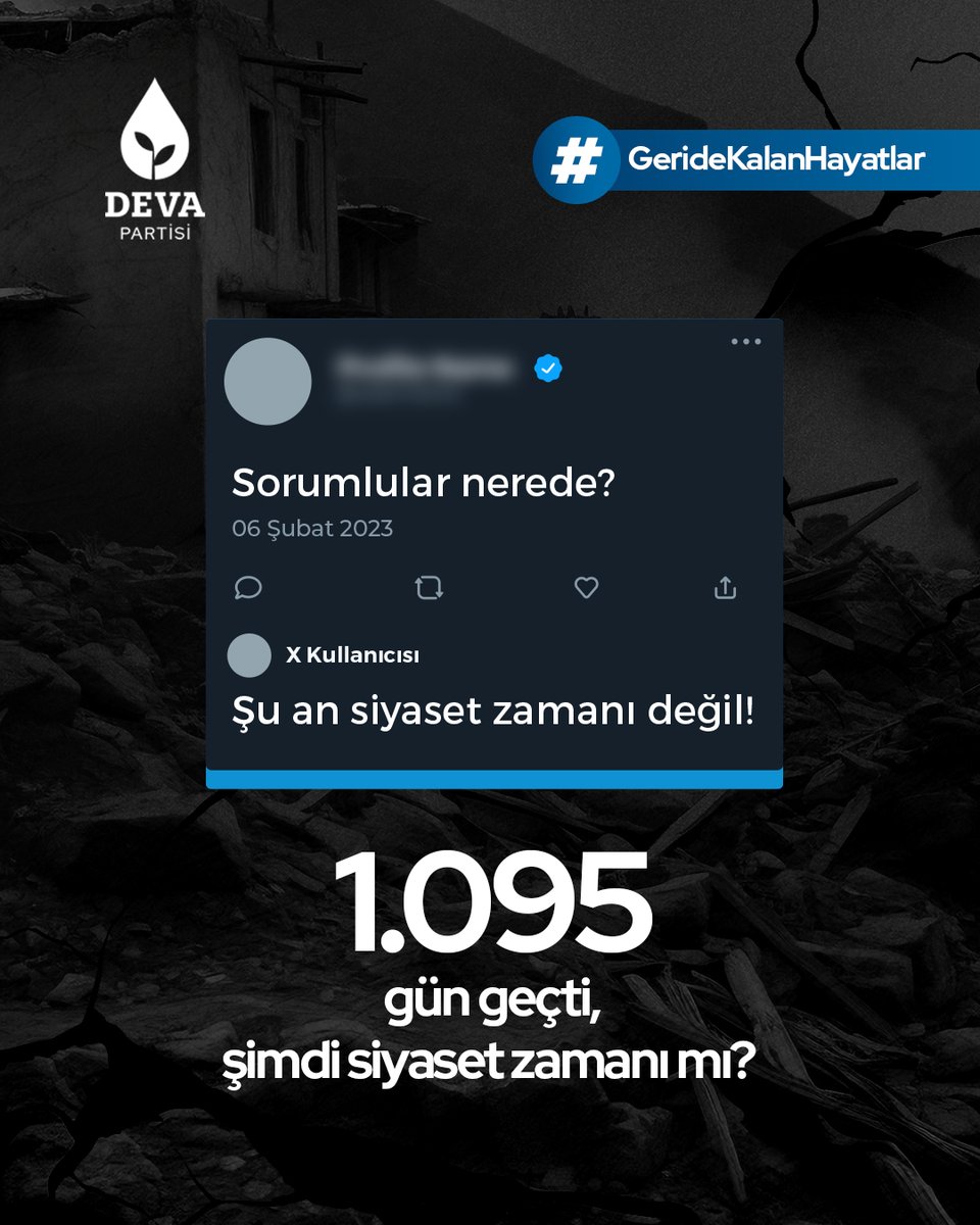 Yas tuttuk. Bekledik. Peki artık vakti mi?

Sorumlular hesap verecek mi?

#GerideKalanHayatlar