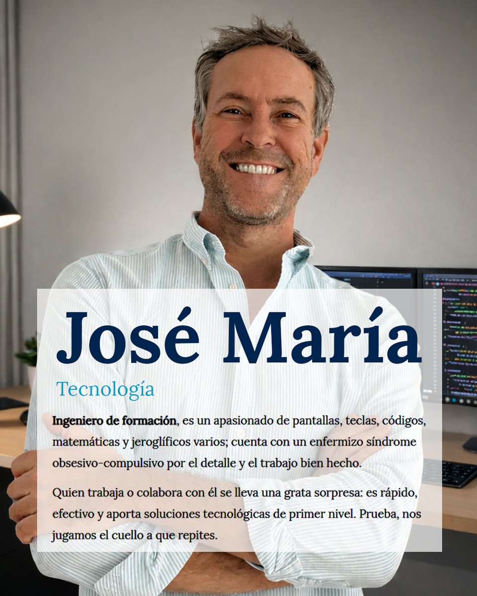 .¡Conoce al #equipazo de #Comaporter!  🩷 👇

Tu #marca es la #inversión más importante que puedes realizar en tu #negocio. Confía en #comaporter. Cuidamos tu imagen. Te hacemos visibles al mundo con una imagen de marca adecuada.  

Disponibles 24/7 días ☛ info@comaporter.com