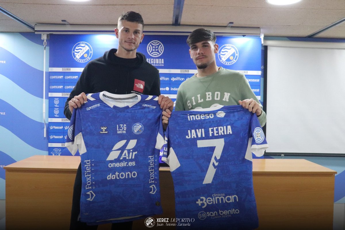 🆕👕 Los nuevos del #XerezDeportivo

✨ ¡Bienvenidos: <a href="/RubenCantero_/">Ruben Cantero Clemente</a>, <a href="/Bertin_10_/">BE®TO°</a>, <a href="/SamueleLongo_9/">Samuele Longo</a>, Javi Feria!