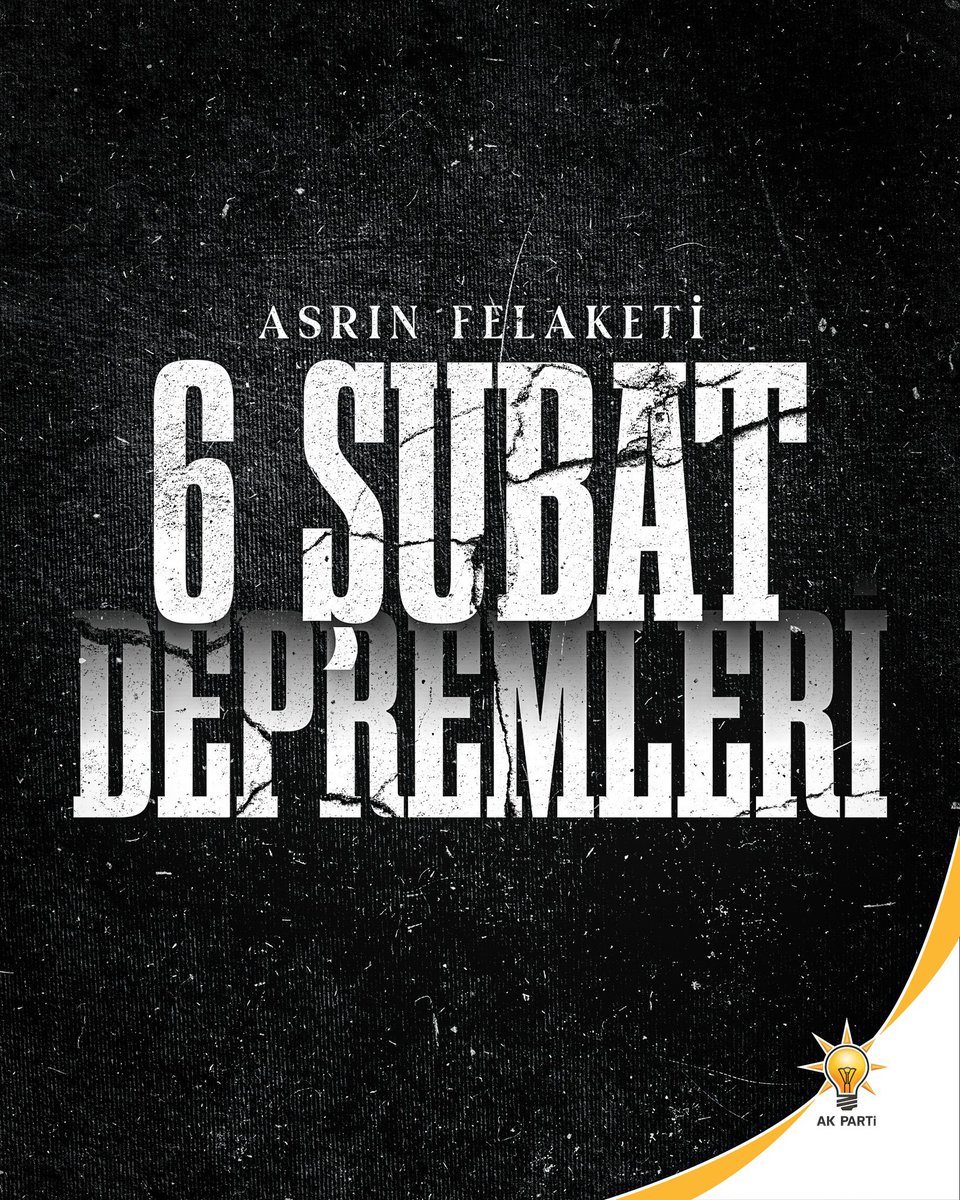 Asrın felaketini yaşadığımız 6 Şubat'ta hayatını kaybeden vatandaşlarımızı rahmetle anıyor; yakınlarına ve aziz milletimize başsağlığı diliyoruz.

Asrın dayanışmasıyla devlet-millet omuz omuza yaraları sarmaya devam edeceğiz.