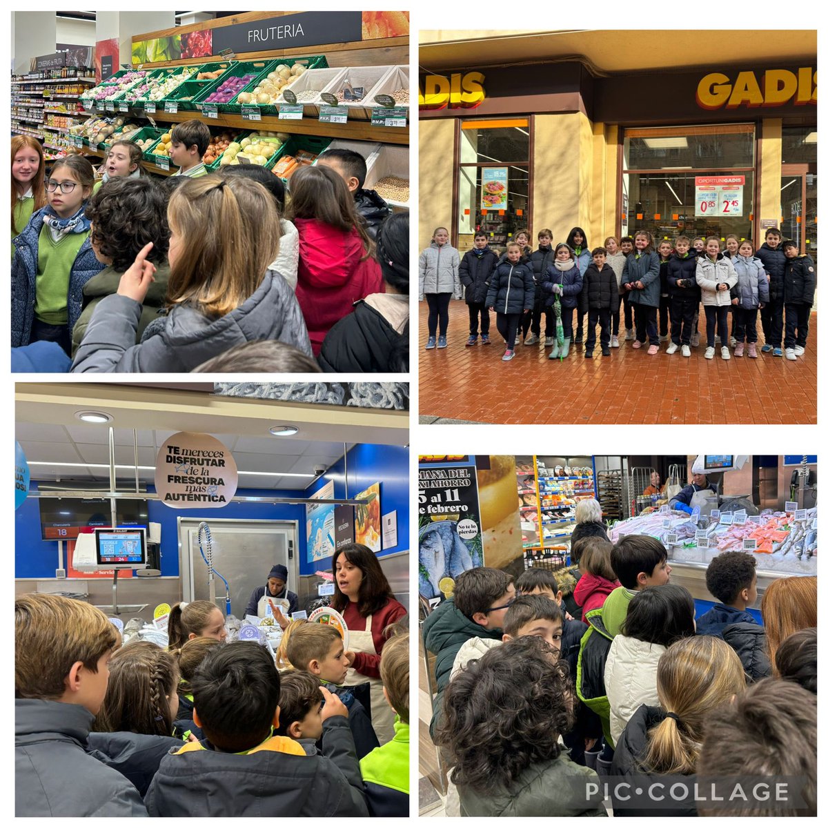 Ayer los alumnos de 3ºA y 3ºD de Primaria fueron a visitar el supermercado Gadis dentro del programa Alimentes para saber más sobre alimentación y vida saludable. 
Muchas gracias <a href="/gadis/">Gadis</a>
