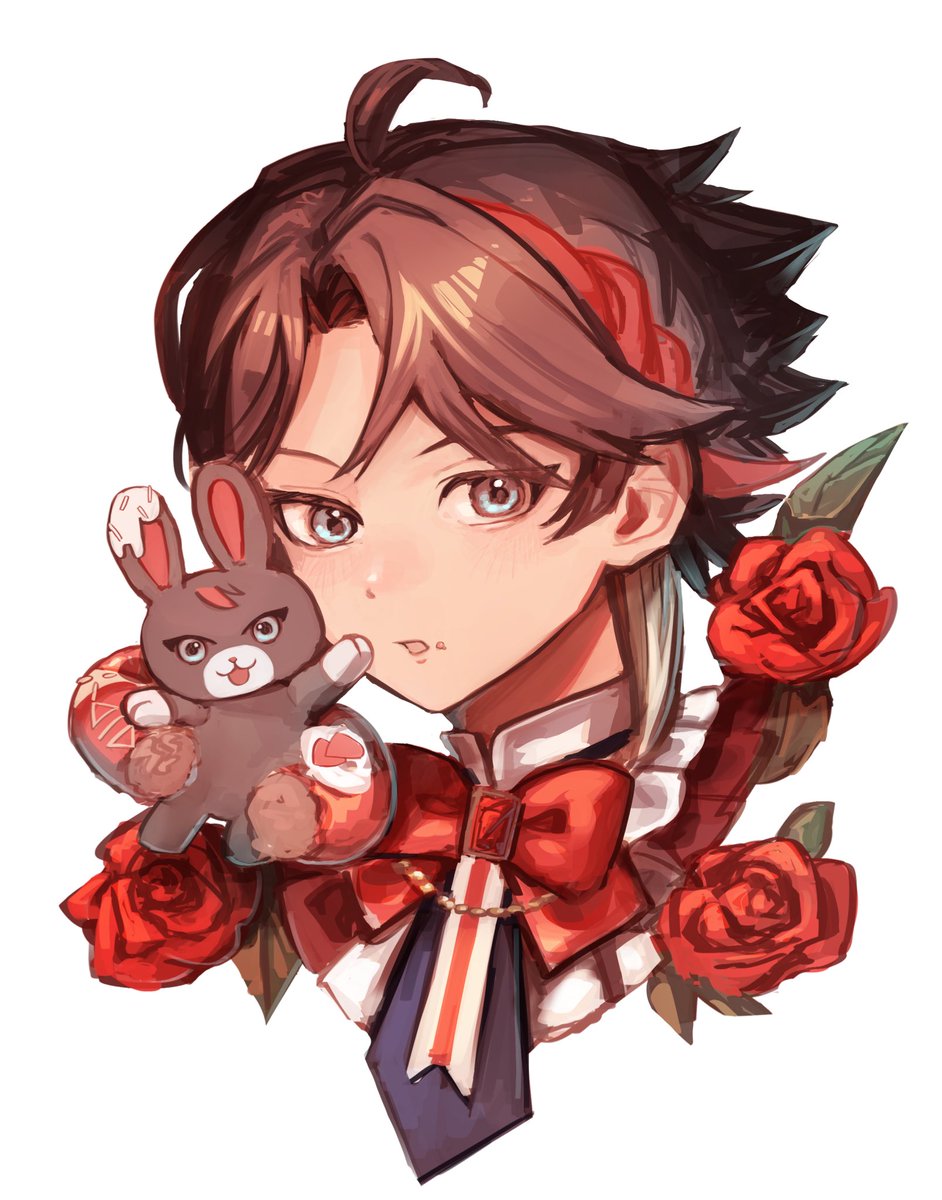 #さ絵ぐさ 
🐰🍩🌶️🍫