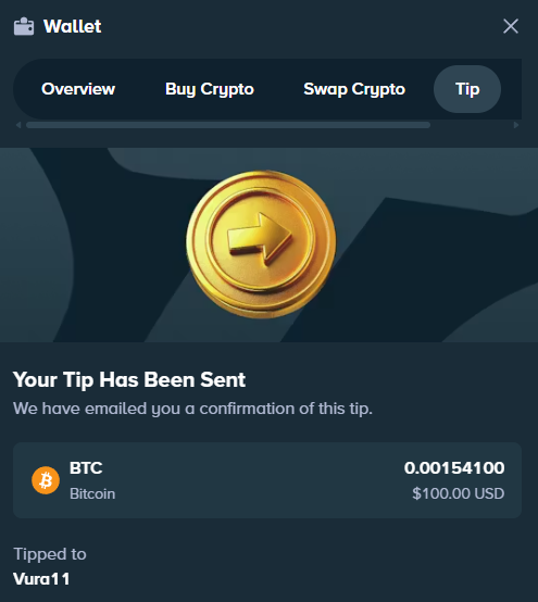 We keep sending #BTC until the end