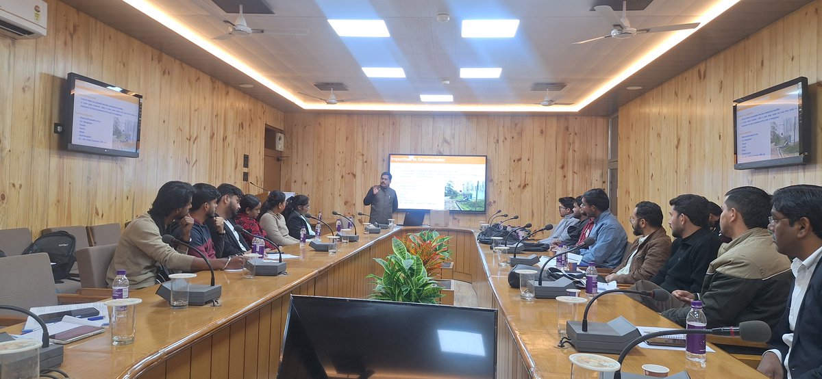 NIH_Hydrology's tweet photo. National Institute of Hydrology, Roorkee,is proud to contribute to advancing sustainable groundwater management.

Our scientists, Dr. Rajesh Singh (Scientist-E) and Dr. Santosh Murlidhar Pingale (Scientist-D), delivered expert lectures during the Tier-II Training on “Sustainable Development and Management of Ground Water Resources”, organized by the Regional Directorate of Central Ground Water Board (CGWB), Dehradun, under the Ministry of Jal Shakti, Department of Water Resources, River Development & Ganga Rejuvenation, Government of India. 

The training was held from February 02–04, 2026 at Dehradun (Uttarakhand) for researchers and officials of the Minor Irrigation Department of Uttarakhand.

📌 Key lectures included:
Water Sampling Methods, Analysis and Remediation for Quality Issues.

Soil and Water Conservation Measures for Hilly Terrain: Rainwater Harvesting Potential Assessment, Design & Costing of the Structures