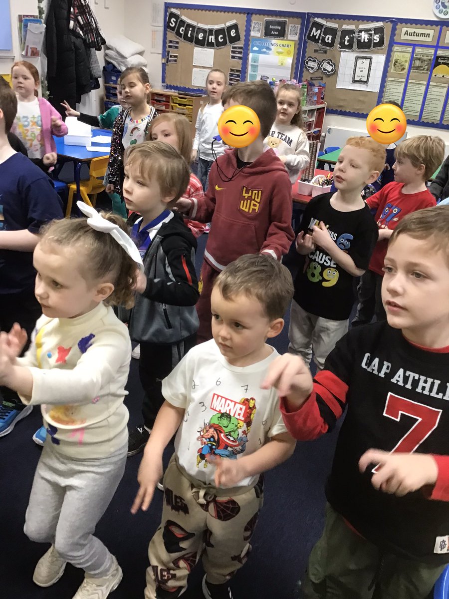 A counting Wake and Shake to start our Maths Number Day. #numberday