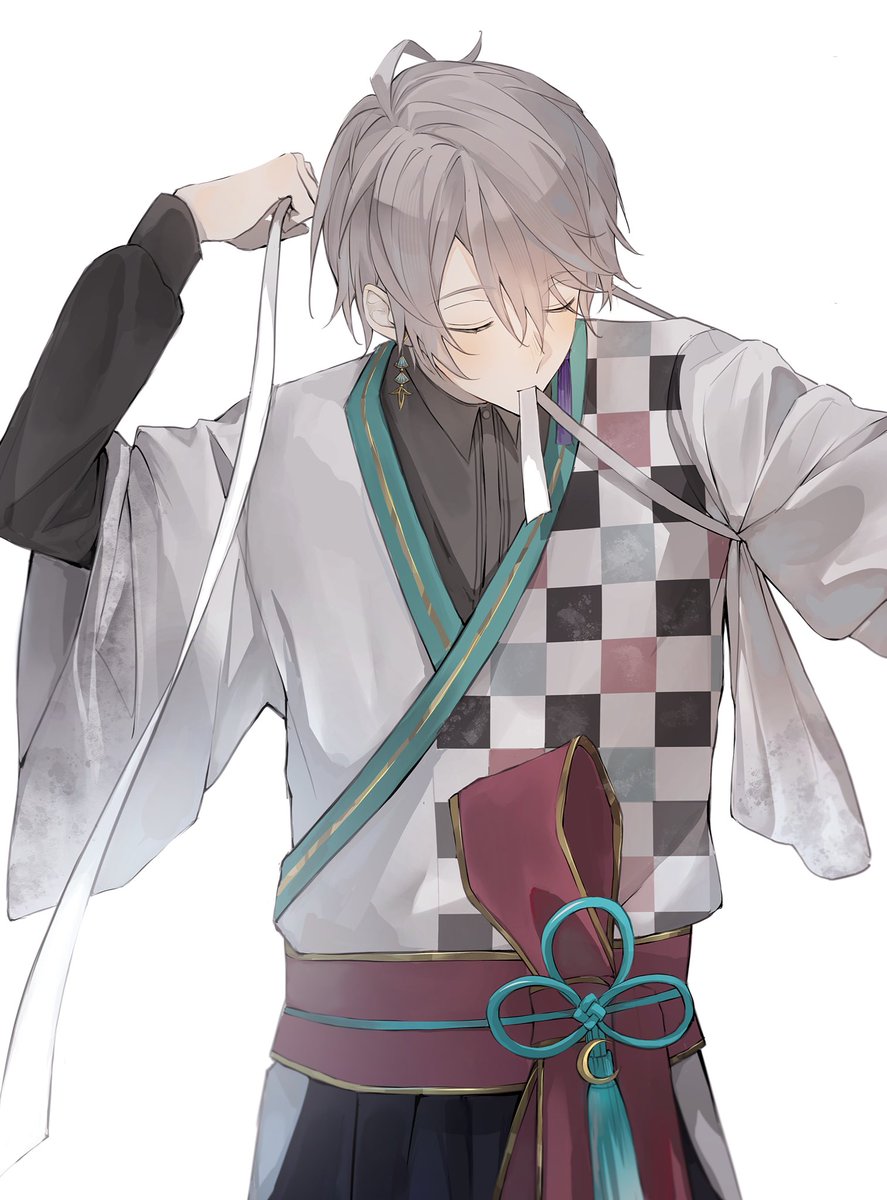 たすき掛け
 #描いた晴