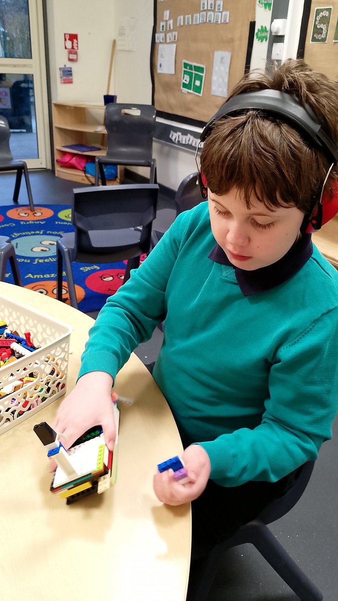 Blake had enjoyed creating a LEGO model over the past week. He's so proud of himself! 😊