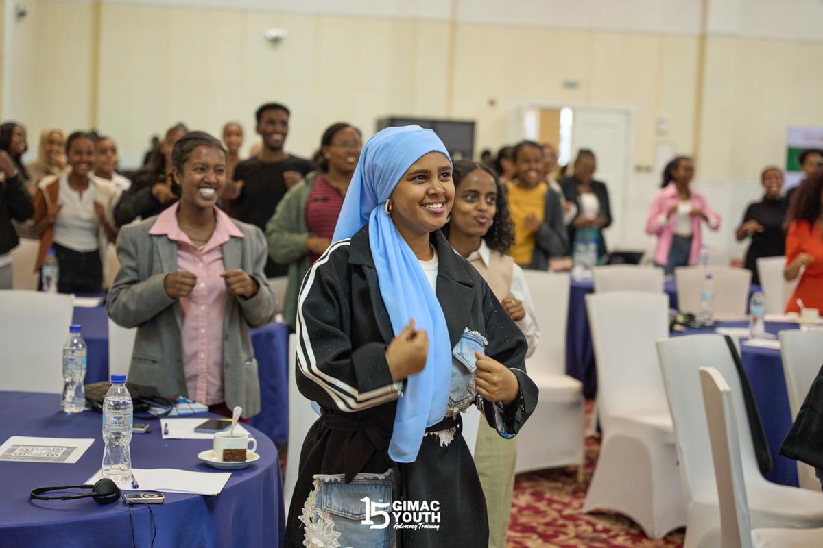 GimacYouth's tweet photo. Quick pause, fresh energy ⚡
A mid-session warm-up to spark interaction and keep ideas flowing.
#YouthforWASH #YoungWomenLead #GenderJustice #WaterJustice https://t.co/e5vFmRAkpa