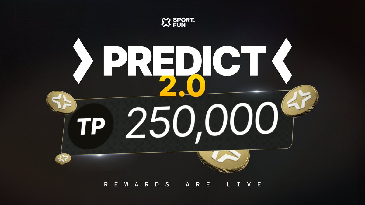 Predict 2.0 rewards have been airdropped to everyone who connected their SDF account.

If not, check your email for next steps.

You can probably guess what’s coming next for this weekend 👀🏈