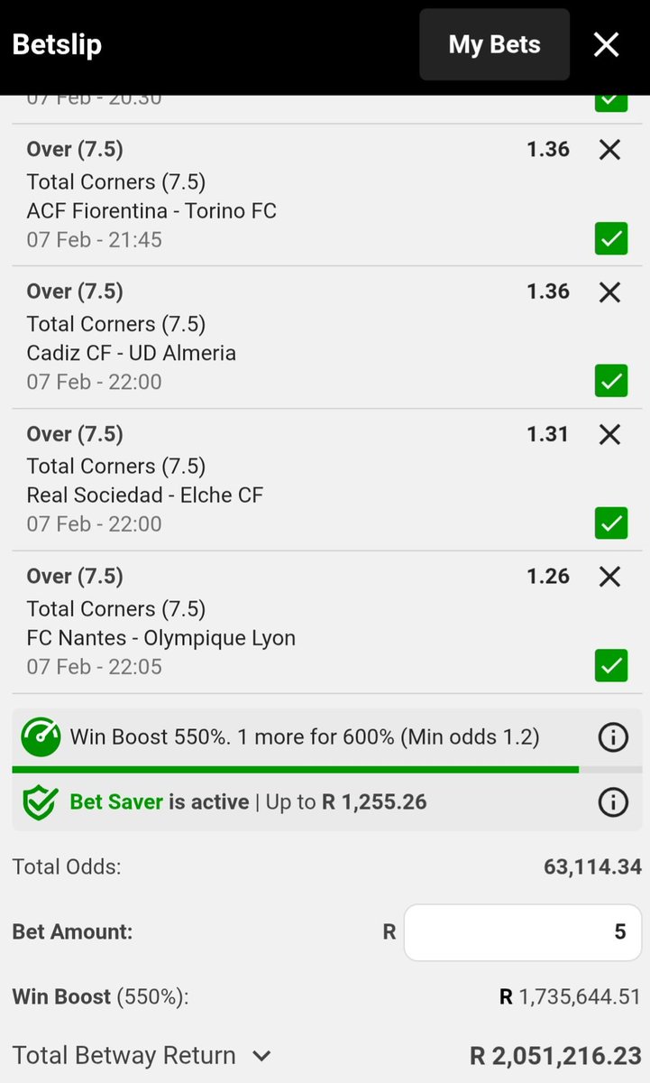SihlanguDito's tweet photo. 🌟🤑💣🌟🤑💣🌟🤑🌟💣🌟🤑💣🌟
🔥Mixed Corners Selections Formula
💣Weekend Risky Trains Boom 💥
🔥Full-time Corners Over 6.5 & 7.5
💣First-half Corners Under 5.5
🔥Full-time Corners Under 10.5 & 11.5 
💣Mix HT(Under5.5) & FT (Under 11.5)

🎟Betway Booking Codes ⤵️ 
🔥 BW396C0D57
💣 BW396CF383
🔥 BW396E1D78
💣 BW396E60BB

🌟🙏May The Almighty God Approve 🙏 🙌 ✨️