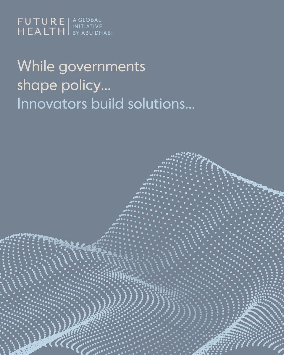 Future Health – A Global Initiative by Abu Dhabi tweet media