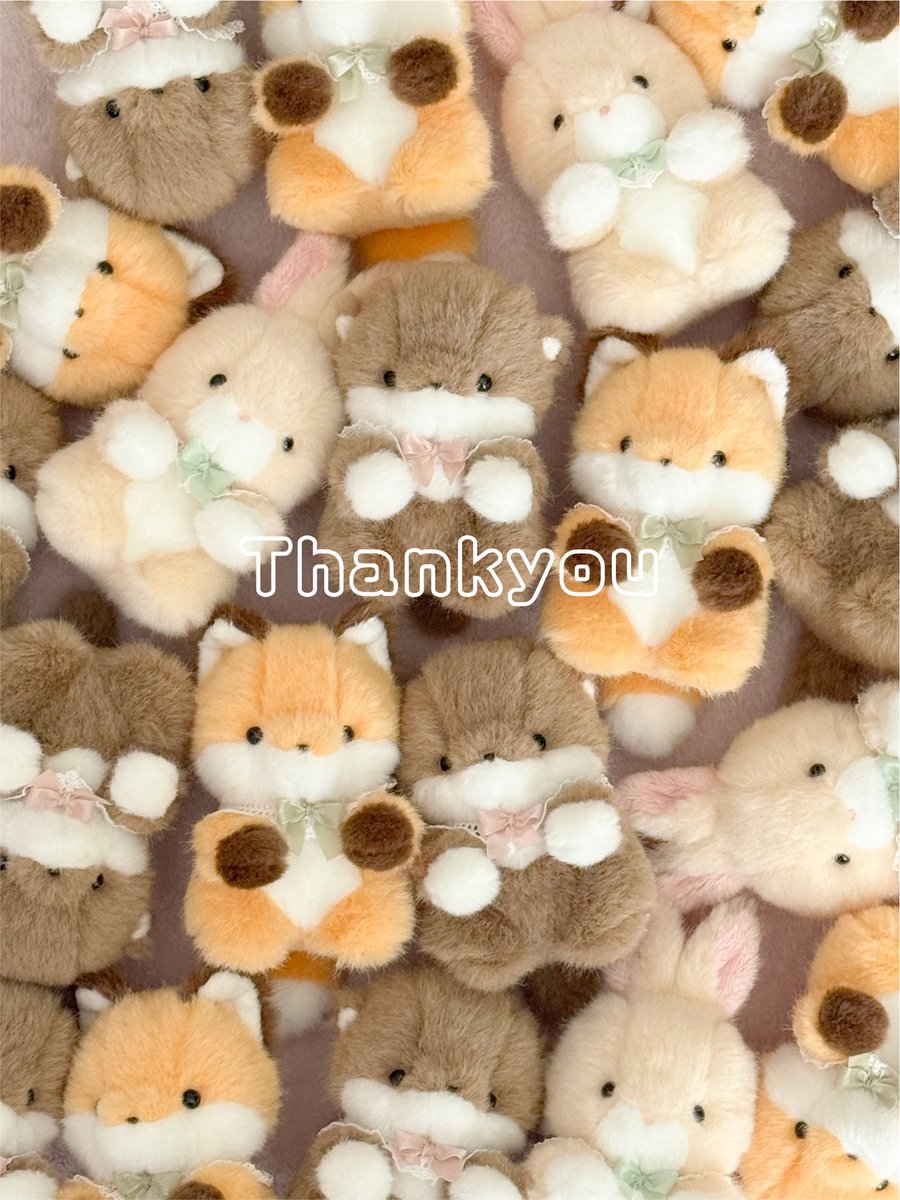 本日「Lil tot 1周年記念 受注販売会」でご注文いただいた皆さまへの発送が完了しました🧸♡
長い間お待ちいただきありがとうございました✧
お届けまでもう少々お待ちください🎀