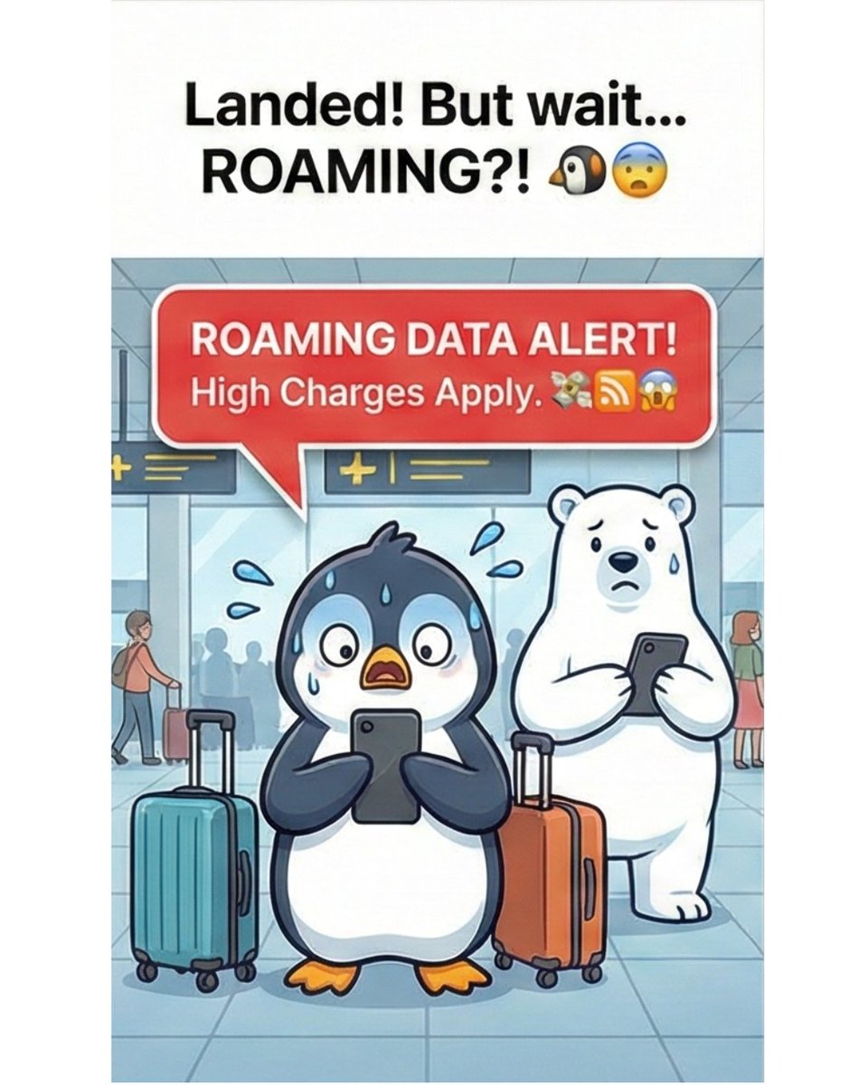 TextifyAI's tweet photo. "Welcome abroad! Data is $10/MB"

#TravelHacks #OfflineTravel #RoamingCharges #DataSaver #Travelogue #TravelSmart #BudgetTravel #NoWifiNoProblem #TravelApp #BackpackerLife https://t.co/bC1lkWmQjb
