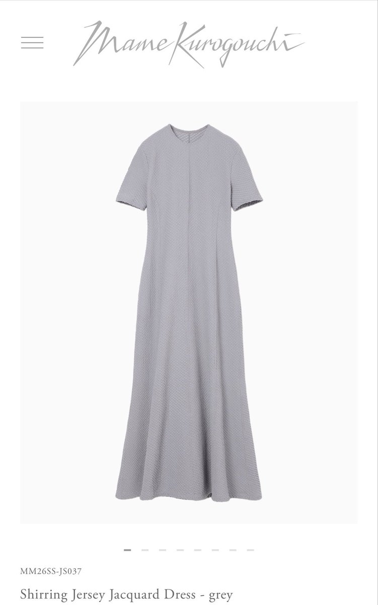 🫘でグレー服追加。
🫘好きなことは知られててて、元々友達からこれ似合いそうと言われてたので、とりあえず試着しなよと盛り上って無事購入〜　これは洗えますからね！と自分に言い聞かせる。
この春夏はグレーまみれ🩶🩶🩶