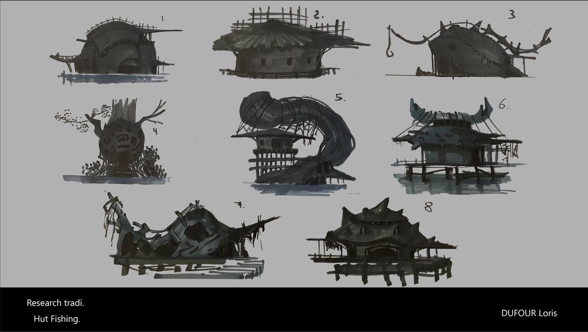 Loris_draw's tweet photo. Concept art hut fishing 

I have created this concept for improve my skill

Commission open

#conceptart #painting #exploration #tradi #hut #myart https://t.co/3Ksm78JODN