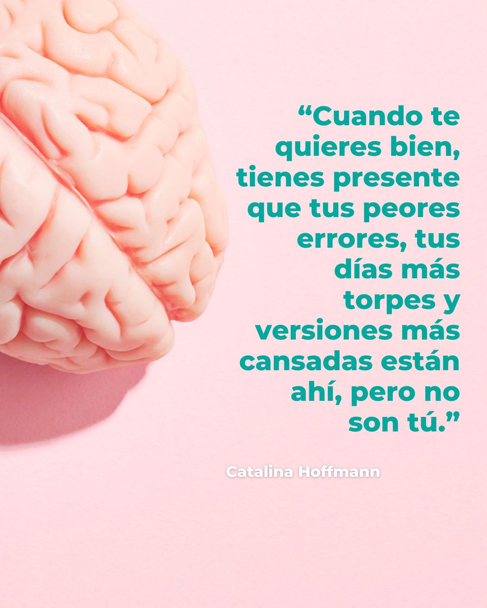 “Cuando te quieres bien, tienes presente que tus peores errores, tus días más torpes y versiones más cansadas están ahí, pero no son tú.”

- Catalina Hoffmann

#neurofitness #amorpropio #catalinahoffmannquotes