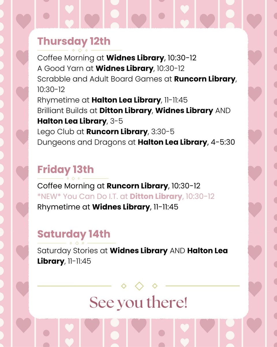 HaltonLibraries's tweet image. 🎶Love is in the air (do-do-do-do-do), Love is in the air🎶

I'll tell you what I love, sitting down with a good book from the library 👀