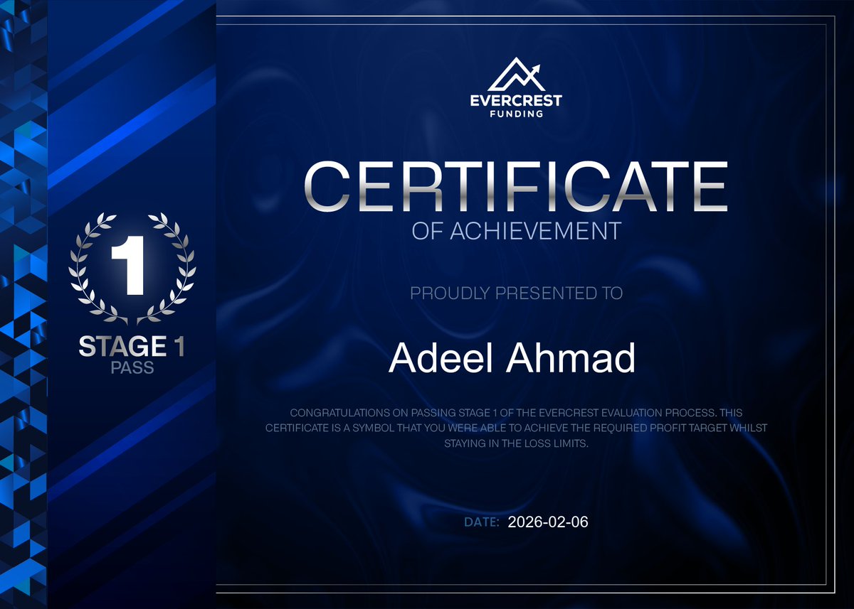 Phase 1 ✅ with <a href="/EvercrestFunds/">Evercrest Funding</a>  . So far amazing experience with good trading conditions