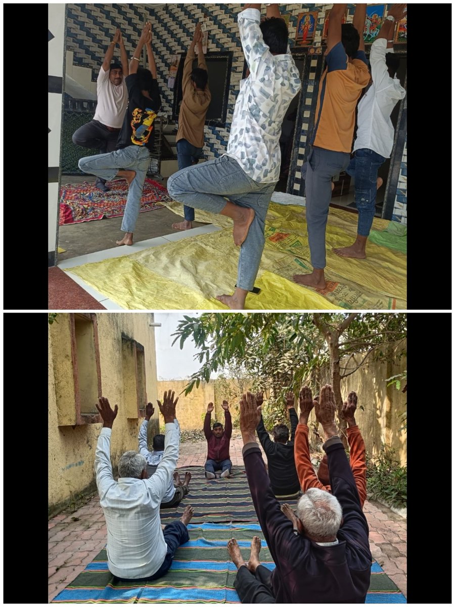 AAMVanoda's tweet photo. Yog Session at Ayushman Aarogya Mandir Vanoda Ta - Galteshwar Dist.-Kheda https://t.co/606BEIUVO1