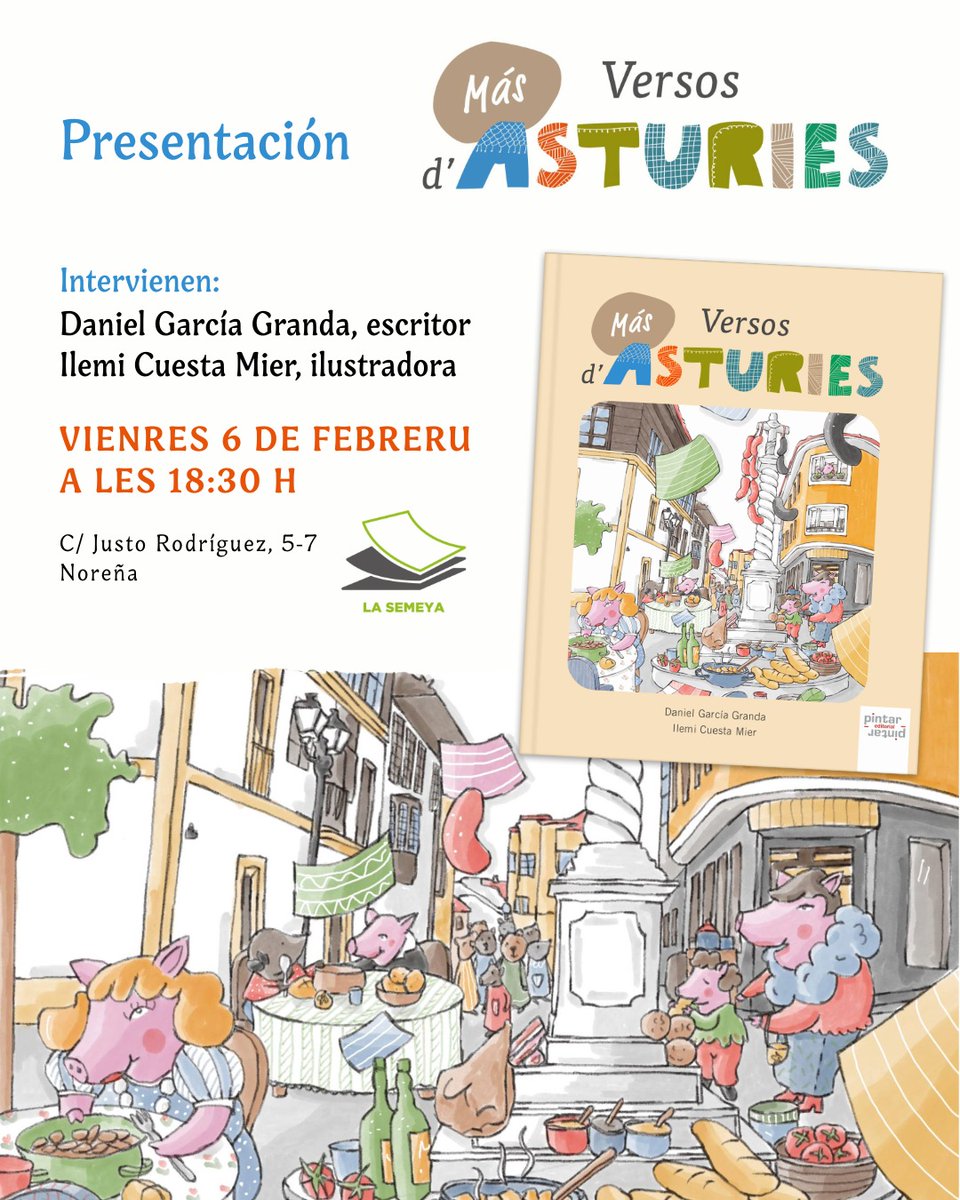 💥📗🐷
Presentación
 MÁS VERSOS D'ASTURIES
