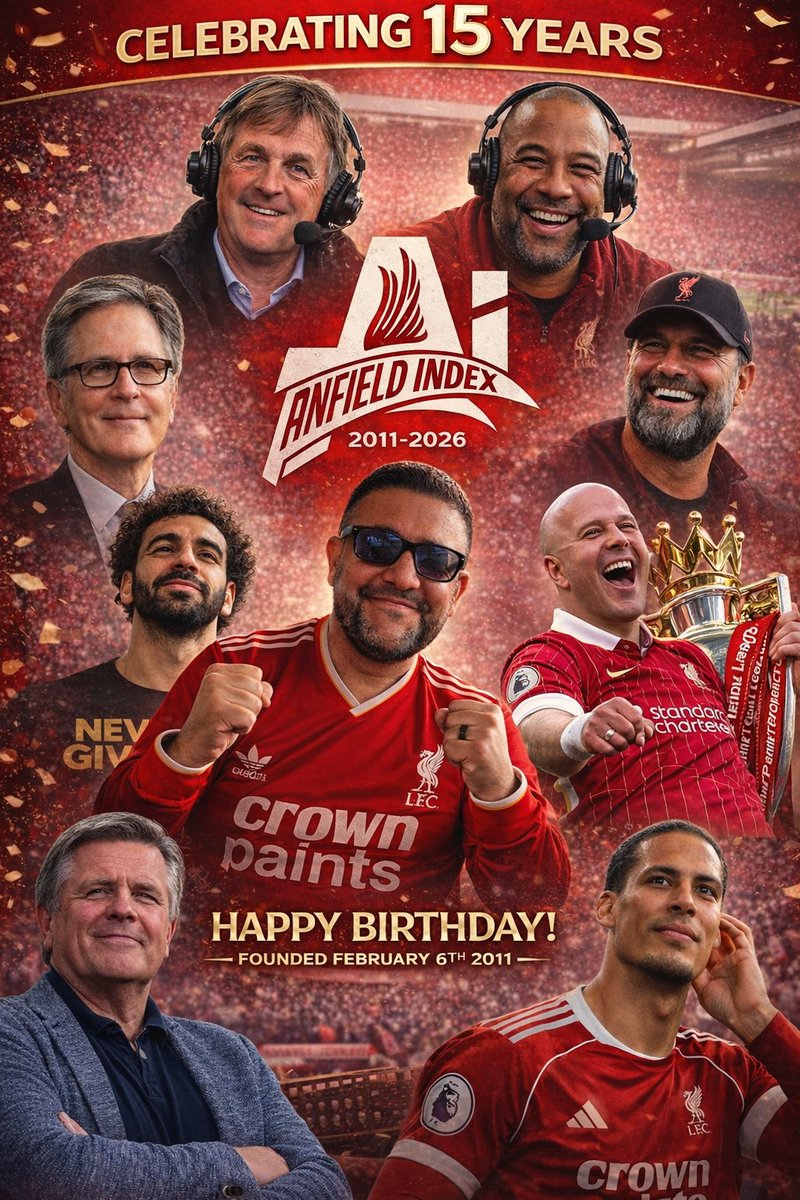 🎉 15 Years of Anfield Index 🎙️

From one nervous tweet to a global platform for Reds worldwide ❤️

Founder <a href="/GagsTandon/">GaGs</a> reflects on the journey, the risk, the voices and the community that made it all possible.

Read the anniversary piece 👇

itwasalwaysliverpool.com/p/anfield-inde…

YNWA 🔥