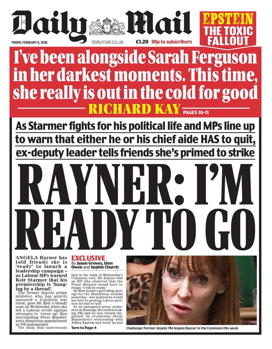 There can be no return to Government for Angela Rayner.

She dodged stamp duty and dodged council tax, all while lecturing others on propriety and ethics.

She isn’t fit to govern.