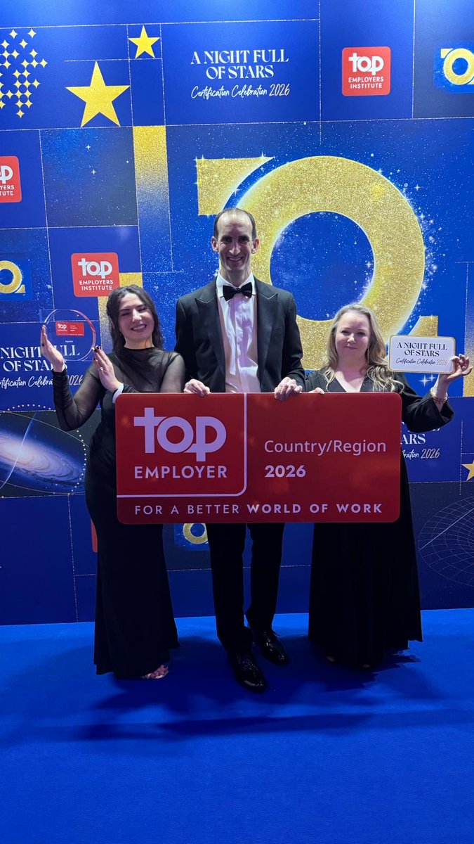 Last night, we had the pleasure of attending the Top Employers celebration in London alongside fellow leading organisations!

This year, we’re proud to share our rankings:
⭐ India: 2nd overall (up from the top 25% in 2025)
⭐ U.S.: 3rd overall (up from 4th in 2025)
⭐ UK: 4th