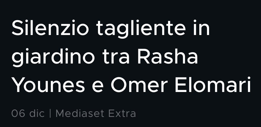 2 mesi fa: 
*in piena settimana horror* 

E invece oggi non sappiamo se Rasha si è svegliata alle 6 per prendere il treno alle 9 e andare in Valtellina col suo fidanzato 😏😂
#rashmer