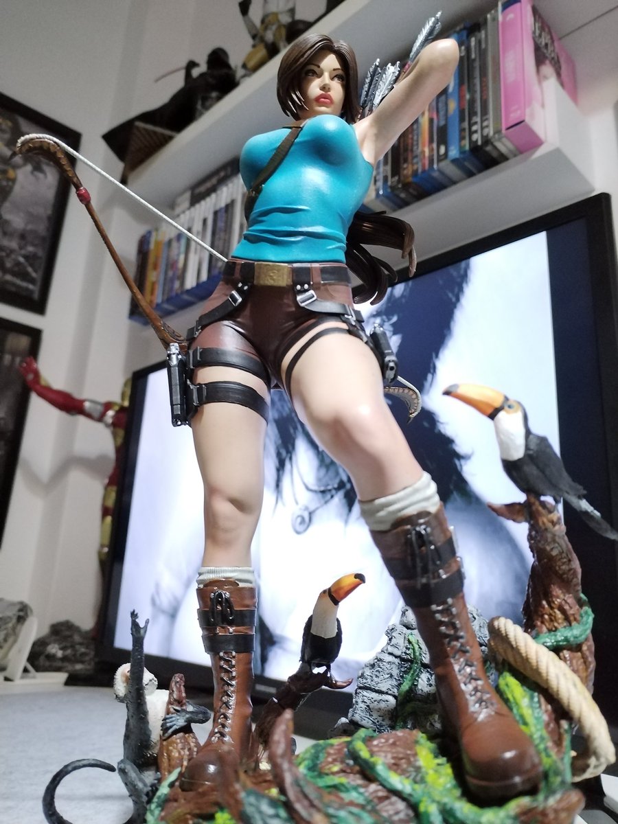 TheSpanishColl2's tweet photo. Ya tengo en casa esta espectacular Lara #LaraCroft #TombRaider #asisi https://t.co/5BWdCGn4Ax
