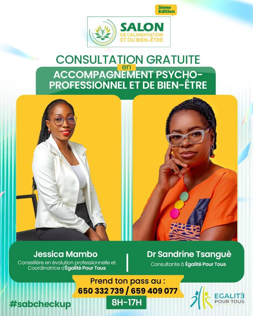projecteurmag's tweet photo. Salon de l’Alimentation et du Bien-Être – 7 mars 2026 à Douala.
Un rendez-vous dédié à la santé et au bien-être des femmes, avec consultations et échanges avec des spécialistes.
📅 8h – 17h30 |  📞+237 650 332 739/659 409 077
📧 hello@sabafrique.com 

#SantéFéminine #BienÊtre https://t.co/L9wIRxhKsX