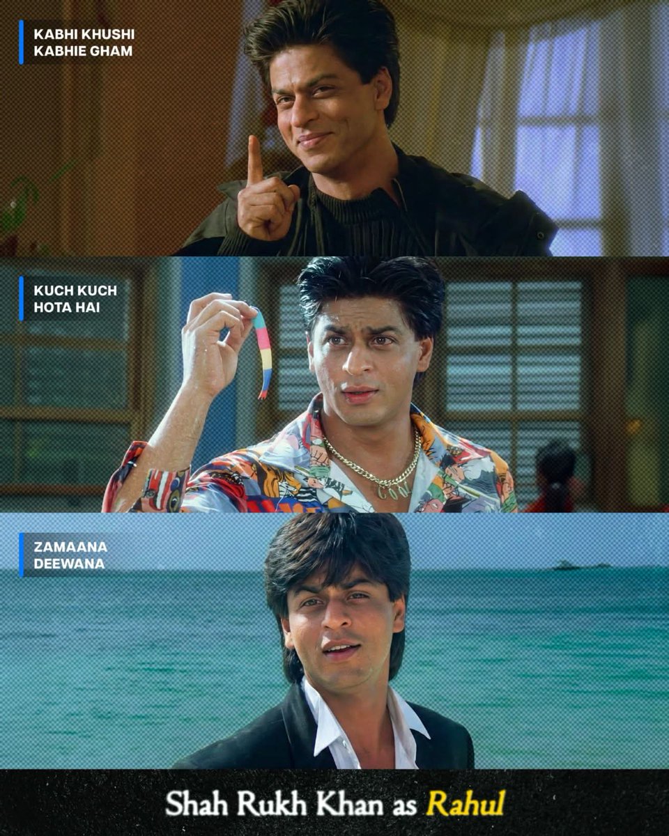 SRKClubSangliFC's tweet photo. Shah Rukh Khan As Rahul 😍🥰

@iamsrk

#SRK #KingKhan #Baadshah #King #SRKClubSangli #ShahRukhKhan https://t.co/e7OGOUyzPO