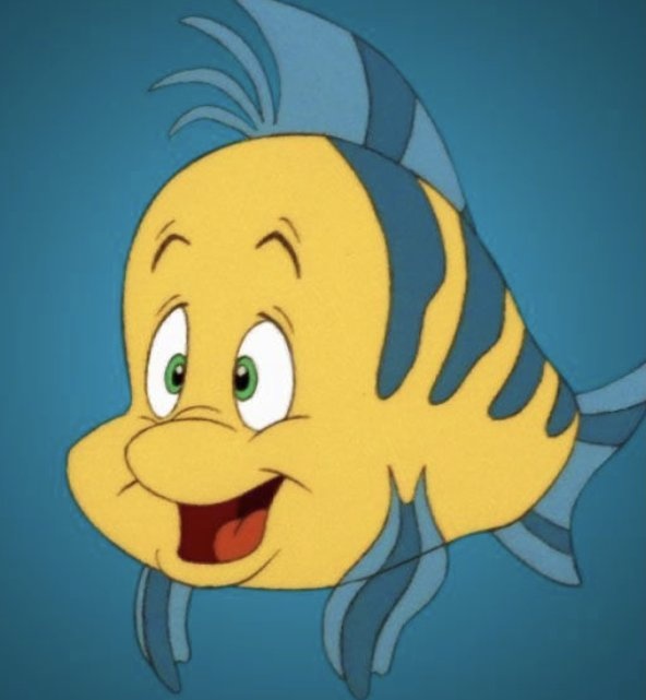 oldtoons_'s tweet image. Every now and then i think about the live action Flounder.