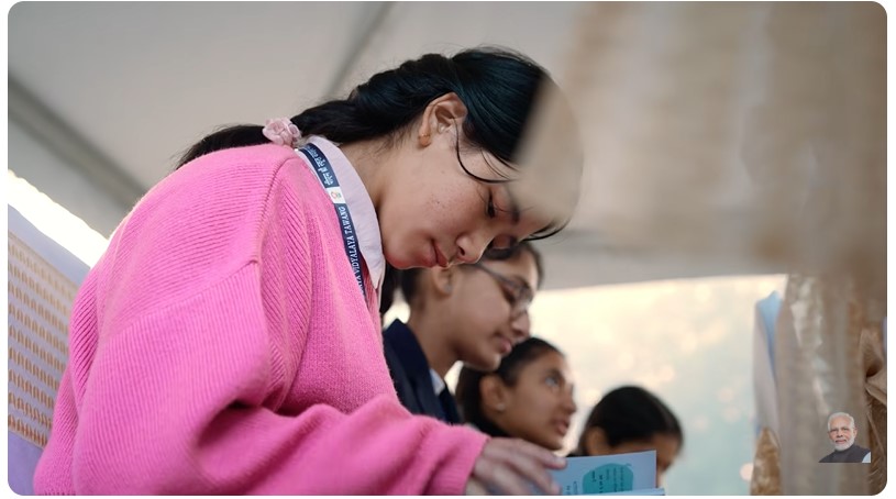 A moment of immense pride for Tawang and the entire Arunachal Pradesh

Tenzin Choiky, a bright student of <a href="/jnv_tawang/">PM SHRI JNV Tawang</a> , had the prestigious opportunity to participate in the #ParikshaPeCharcha2026 (9th Edition) and interact with the Hon’ble Prime Minister <a href="/narendramodi/">Narendra Modi</a>.

Her