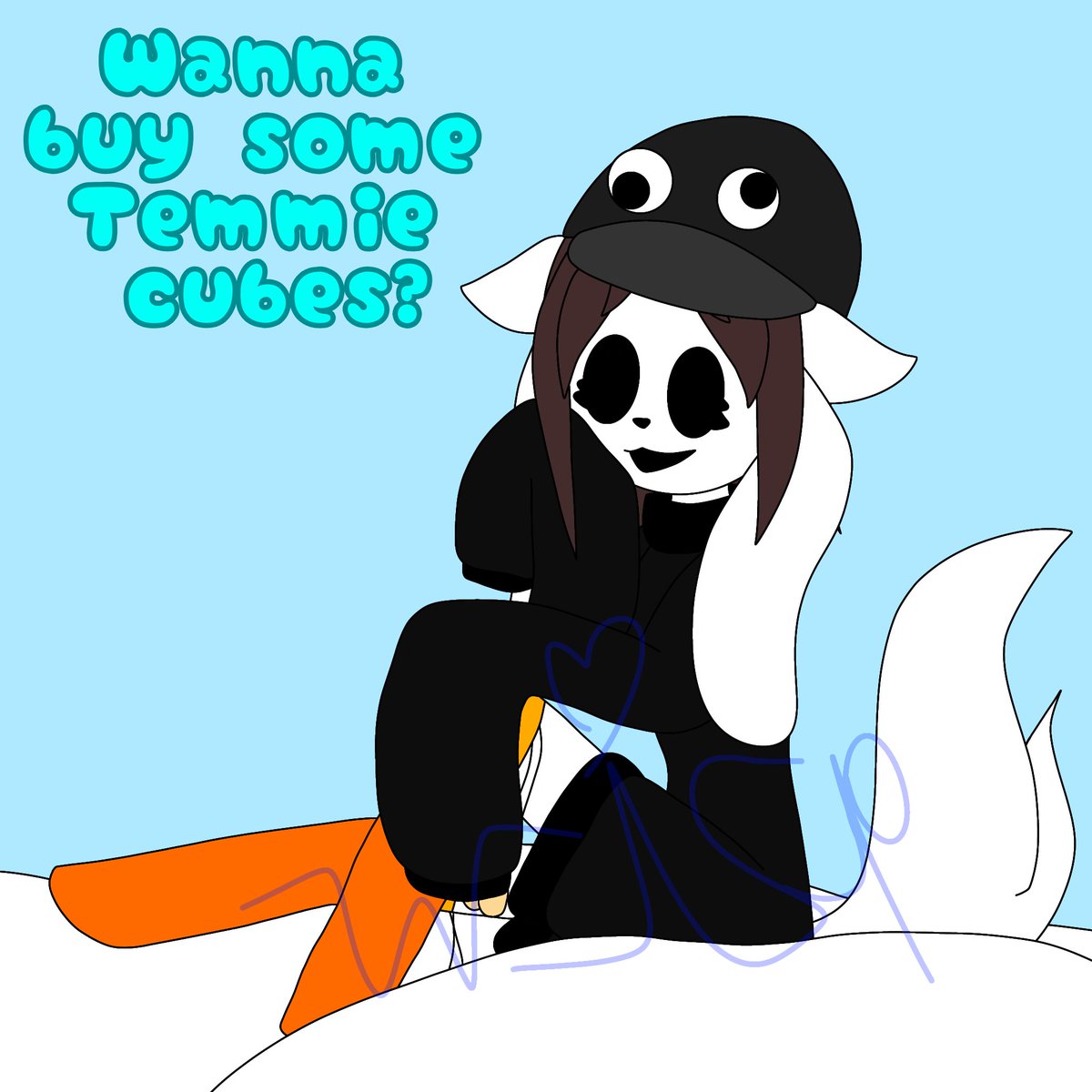 EvergladeTale Temmie, also known as Penguin Temmie [Pengu for short]
#Temmie #UT_AU #undertaleAU