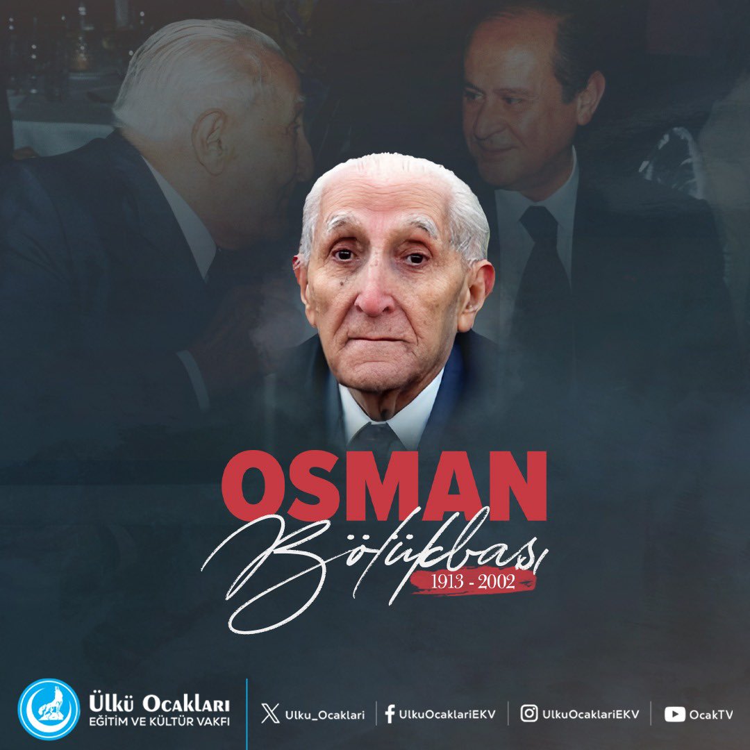 Partimizin kurucularından Osman BÖLÜKBAŞI'nı aramızdan ayrılışının yıl dönümünde rahmetle anıyoruz.
Ruhu şad, mekanı cennet olsun.
