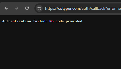 CheetahAi's tweet photo. @sumxsri authentication is not working - fix this https://t.co/snOY8AdTJK