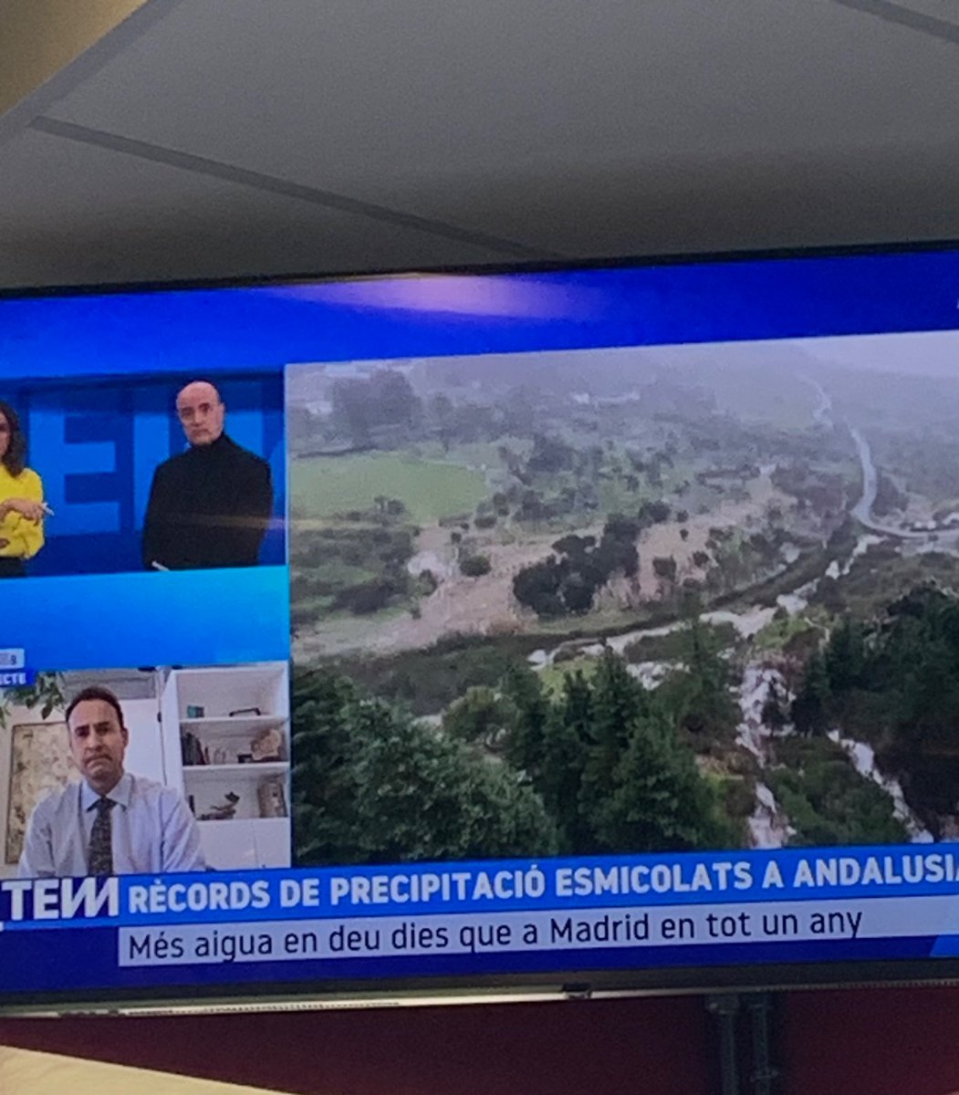 jo: però EXACTAMENT, perquè ho entengui, quant ha plogut aquests dies a Andalusia..?

TV3: imagina’t un any de pluja a Madrid,,