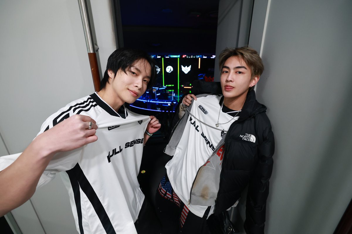 vctpacific's tweet photo. The Thai buff for @fullsense_gg is real! @Jungyippy and @heartchuthiwat are at #VCTPacific today 🧡 https://t.co/SW9gWtlE5K