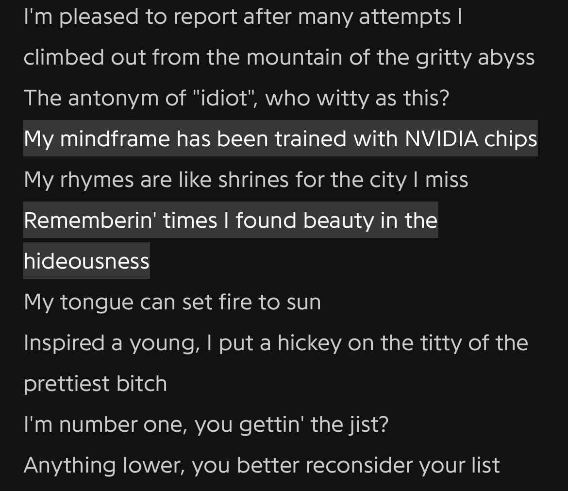 wayneV2's tweet image. 39 intro, disgusting rap scheme