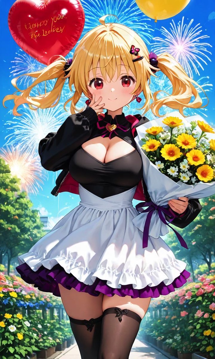 にゃにゃんさんからとびきり豪華な1500人お祝いをいただきました