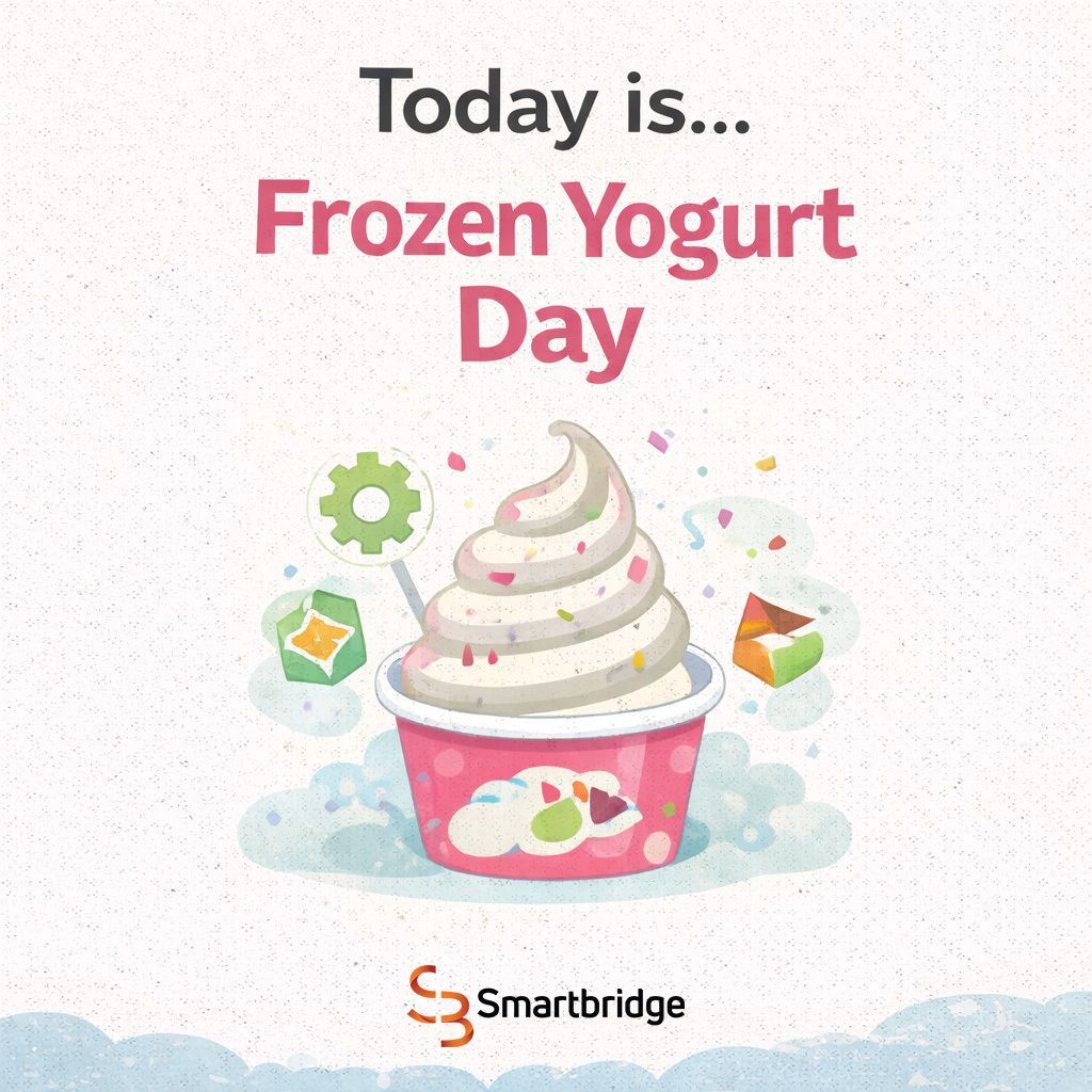Earlier this week, it was Homemade Soup Day. Now, get ready for Frozen Yogurt Day! 🍦 But let's home you have some of that soup leftover to warm you back up....