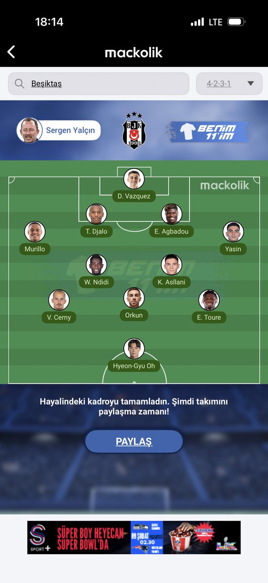 Burakbulduk07's tweet photo. @sema1903JK Olması gereken kadro bu her mevkiye rotasyon oyuncular var sıkıntımız yok yani ziraati alırız https://t.co/7uxPVVkMZC