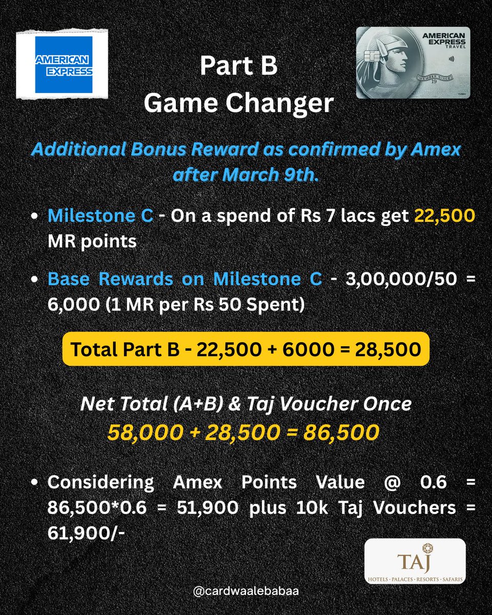 cardwaalebaba's tweet photo. Here’s a hack to get crazy MR points on your Amex Plat travel card #amex #americanexpress
#creditcard https://t.co/hbbPX2VmzB