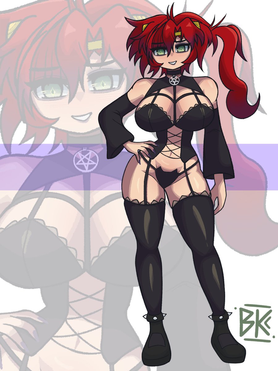 Bokichoi_'s tweet photo. Goth Lum https://t.co/J7hyqdbGgB