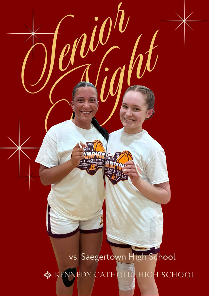 KC_GBB's tweet image. ‼️IT'S SENIOR NIGHT‼️
🆚Saegertown High School
📍The Nest at KCHS
⏰7PM - VARSITY ONLY
Please come join us as we honor our 2 special Seniors, Bella Magestro &amp;amp; Tierney Scullin!
#DefendTheNest #SeniorNight
