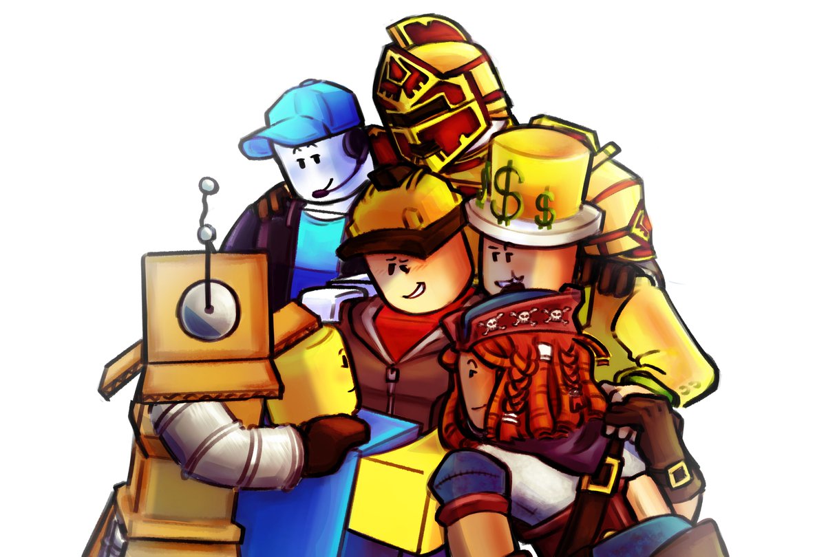 bloxxershishi's tweet image. Builderman's most trusted friends.. yeah... right.